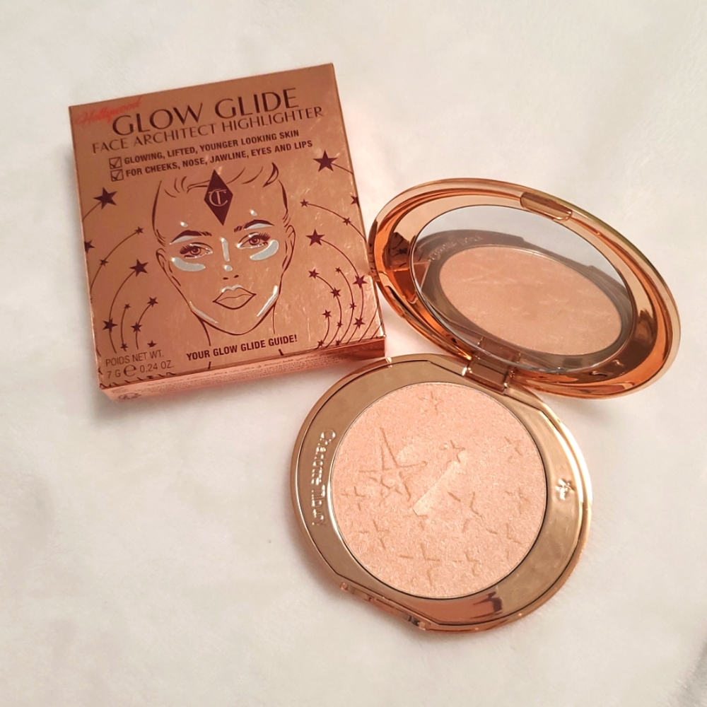 NIB Charlotte Tilbury Hollywood Glow Glide Highlighter in Champagne Glow